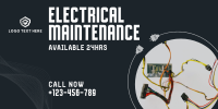 Electrical Maintenance Service Twitter Post Design