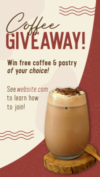 Coffee Giveaway Cafe Instagram Reel Image Preview