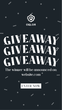 Confetti Giveaway Announcement Instagram Reel Image Preview