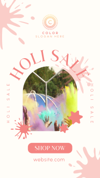 Holi Sale Instagram Reel Image Preview