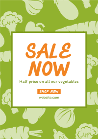 Vegetable Supermarket Poster Design