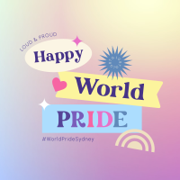 Gradient World Pride Instagram post Image Preview