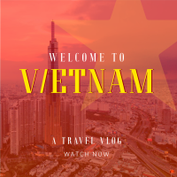 Vietnam Cityscape Travel Vlog Linkedin Post Image Preview