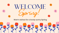 Welcome Spring Greeting Animation Image Preview
