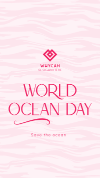 Minimalist Ocean Advocacy Instagram reel Image Preview