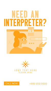 Modern Interpreter Facebook story Image Preview