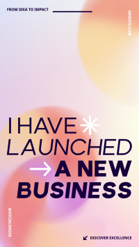 New Business Launch Gradient Instagram reel Image Preview