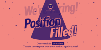 Position Filled Hiring Twitter Post Image Preview