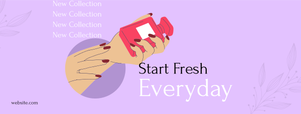 Fresh Perfume Facebook Cover Design Image Preview