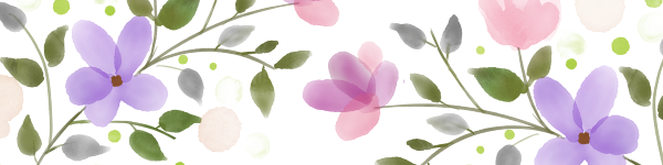 Spring Watercolor LinkedIn Banner Design Image Preview