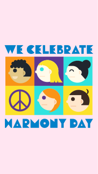 Tiled Harmony Day Facebook Story Preview