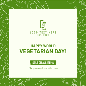 Vegetarian Day Instagram post Image Preview