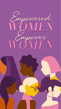 Empowered Women Month Facebook Story Design