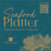 Seafood Platter Sale Instagram Post Preview