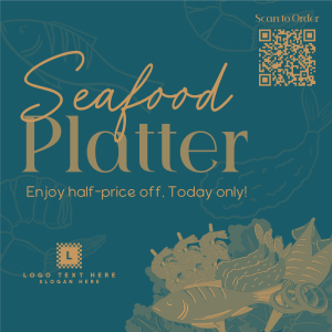 Seafood Platter Sale Instagram post Image Preview