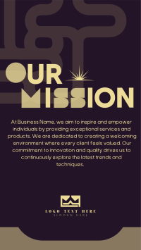 Our Mission Statement Facebook Story Design