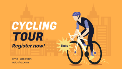 City Cycling Tour Facebook event cover Image Preview