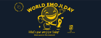 A Happy Emoji Facebook cover Image Preview