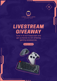 Livestream Giveaway Poster Image Preview