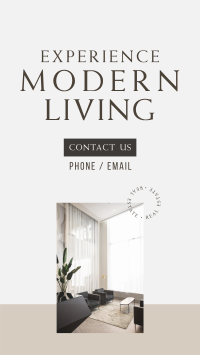 Simple Modern Living Facebook story Image Preview