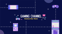 Console Gamer Channel YouTube Banner Image Preview