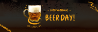 International Beer Day Twitter Header Design