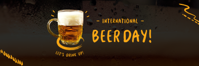 International Beer Day Twitter header (cover) Image Preview