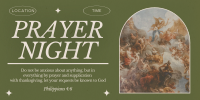 Rustic Prayer Night Twitter Post Image Preview