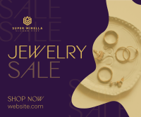 Organic Minimalist Jewelry Sale Facebook Post Design
