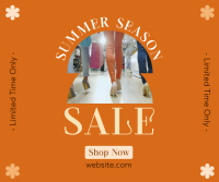 Summer Season Sale Facebook Post Design