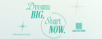 Dream Big Today Facebook cover Image Preview