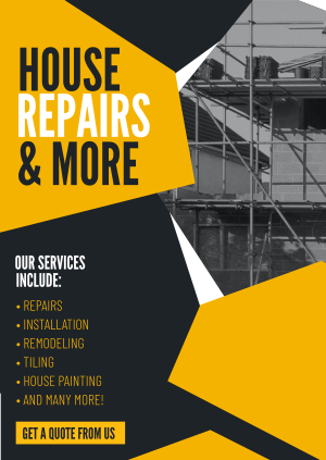 House Repairs Poster Image Preview