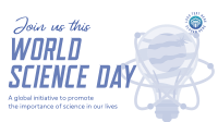 Science Bulb Facebook Event Cover Design