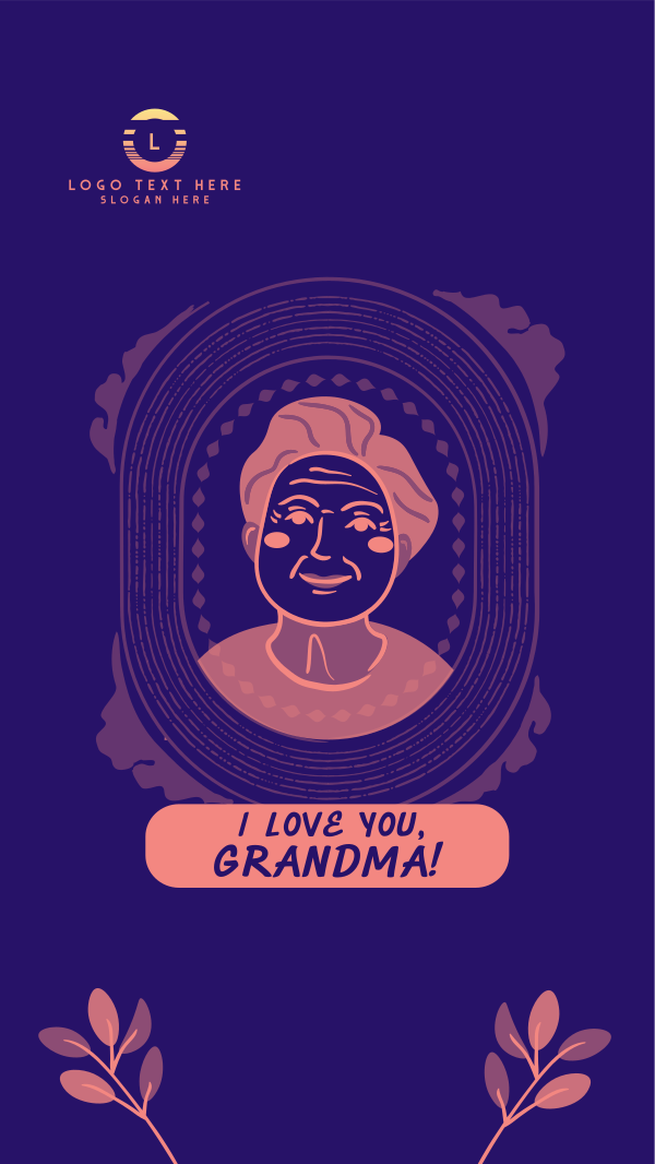 Greeting Grandmother Frame Facebook Story Design Image Preview