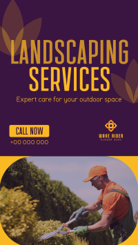 Professional Landscape Services YouTube Short Image Preview