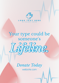 Donate Blood Campaign Flyer Image Preview