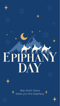 Sparkling Epiphany Day Facebook story Image Preview