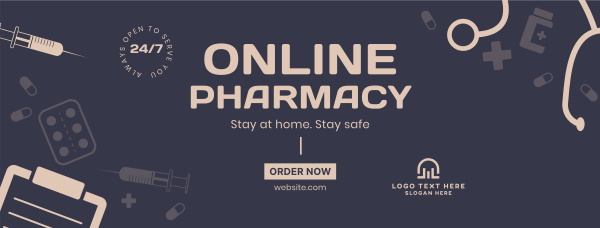 Pharmacy Now Facebook Cover Design Image Preview