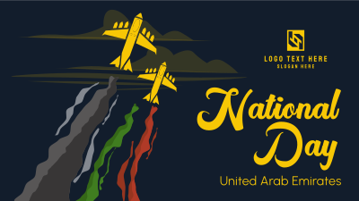 UAE National Day Airshow Facebook event cover Image Preview