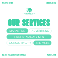 Minimal Bold Services  Instagram Post Preview