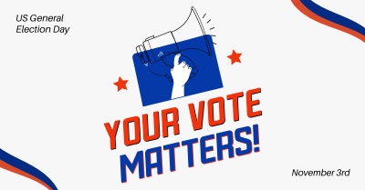 Your Vote Matters Facebook ad Image Preview