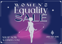 Women Equality Sale Postcard Image Preview