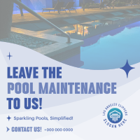 Pool Maintenance Service Linkedin Post Image Preview