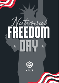 Freedom Day Celebration Poster Image Preview