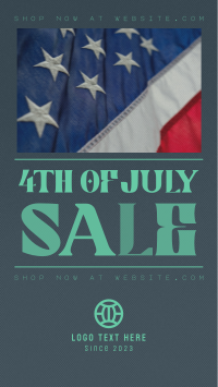 Minimalist 4th of July Sale Facebook story Image Preview