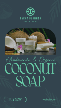 Organic Coconut Soap Facebook story Image Preview