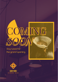 Cafe Opening Soon Flyer Image Preview
