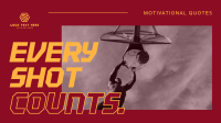 Basketball Motivational Quote Animation Preview