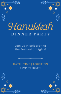 Hannukah Celebration Invitation Preview
