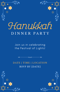 Hannukah Celebration Invitation Image Preview